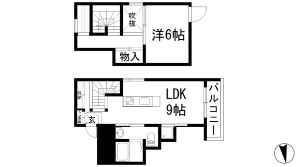 キャトルセゾンの物件間取画像